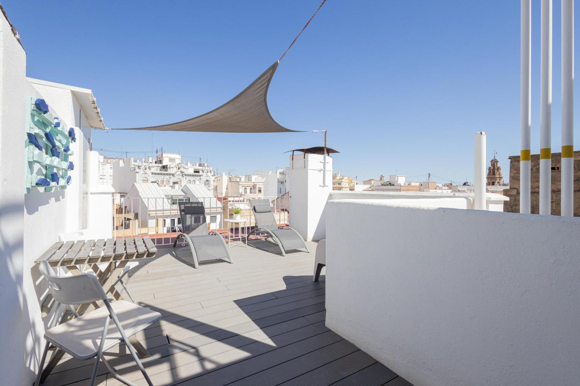 Апартаменты Florit Flats - Atico Oasis De Ruzafa Валенсия Экстерьер фото